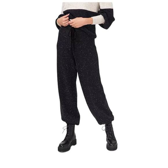 1. State sweater jogger black pull on pants - Picture 1 of 5
